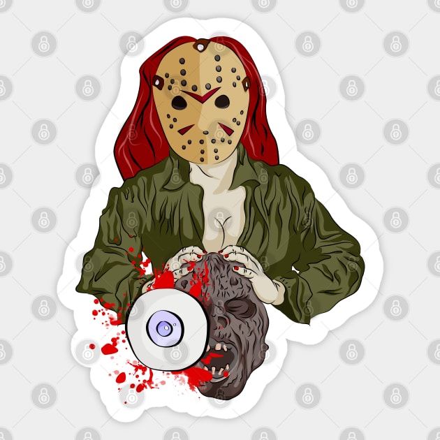 Final Girl's Revenge Sticker by Flush Gorden